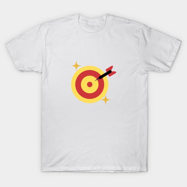 red yellow target archery design T-Shirt by Artistic_st